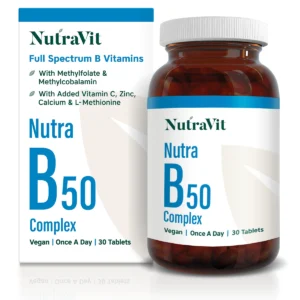 A bottle of Nutra Vit Nutra B50 Complex 